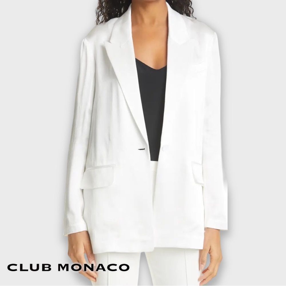 Club Monaco White Blazer
